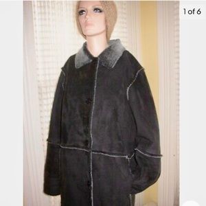 Forecaster, Genuine Black Suede Leather Sport Coat- Size L  This is a beautiful